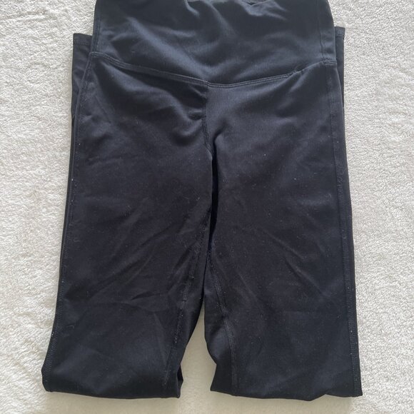 Bundle High-Waisted Yoga Leggings Bundle Black & Mauve Full Length Womens S - Picture 3 of 12